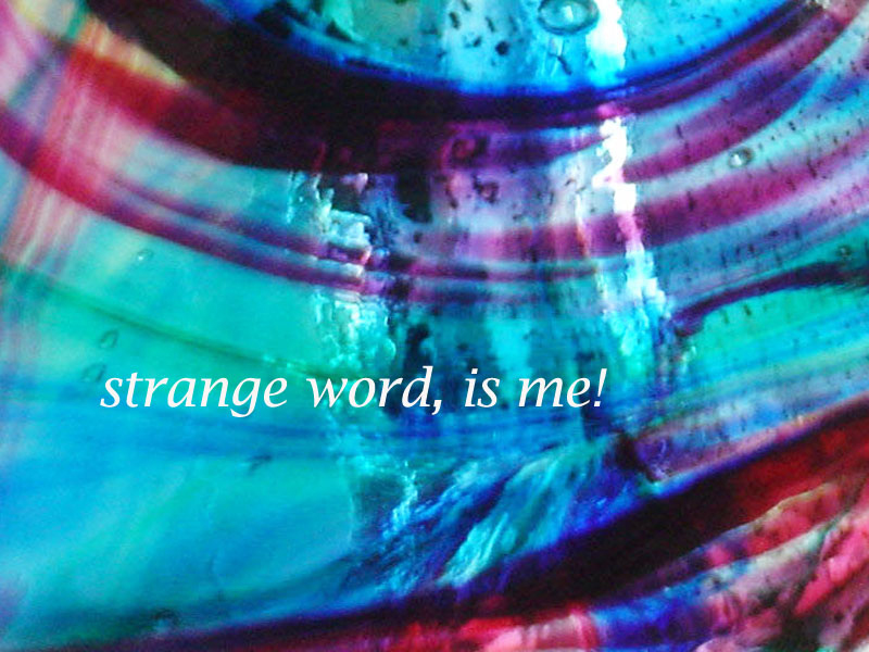 strange word